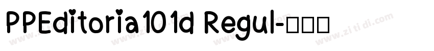 PPEditoria101d Regul字体转换